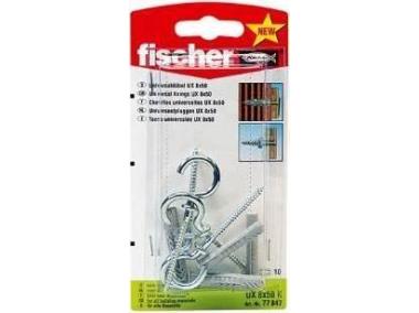 Zdjęcie: Kołek uniwersalny z kołnierzem i hakiem okrągłym Ux 6x35 mm R RH K NV FISCHER
