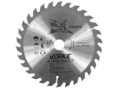 Zdjęcie: Tarcza widiowa 160 mm x 20 mm 30T VERKE