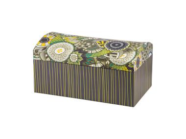 Zdjęcie: Pudełko tekturowe z lusterkiem Look 20x12x10,5 cm dżungla AMBITION