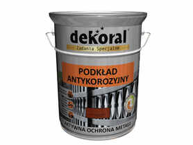Podkład antykorozyjny 5 L szary jasny DEKORAL