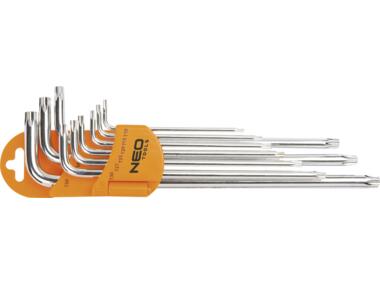 Zdjęcie: Klucze Torx T10-T50 zestaw 9 sztuk NEO