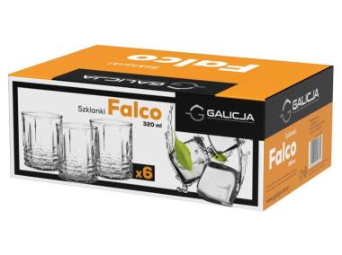 Zdjęcie: Komplet szklanek niskich Falco 320 ml - 6 szt. GALICJA