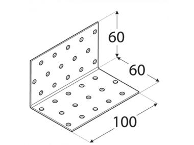 Zdjęcie: Kątownik montażowy 6x6x10 cm KM6 DMX