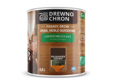 Zdjęcie: Lakierobejca 2w1 palisander ciemny 0,8 L DREWNOCHRON