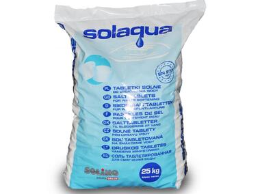 Sól tabletkowa 25 kg do zmiękczaczy wody HY Solino 2 SOLAQUA