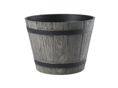 Zdjęcie: Donica Madera 40 cm ciemno szara VERDENIA