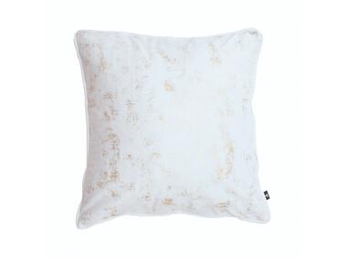 Zdjęcie: Poszewka welwetowa ze złotym nadrukiem oh my chic biało-złoty 45x45 cm CHIC HOME