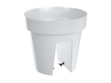 Zdjęcie: Doniczka Lofly Railing Basic biały 25 cm PROSPERPLAST