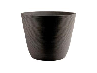 Zdjęcie: Donica z kompozytu 35x35x28 cm brązowa TIN TOURS