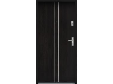 Zdjęcie: Drzwi wejściowe do mieszkań Bastion A-38 Heban 80 cm lewe ODP KR CENTER