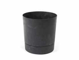 Doncia z podstwką Aura 17,5 cm czarny beton LAMELA PLASTIC