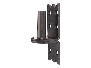 Zdjęcie: Skobel na płycie czarny 14/105x35 mm ALBERTS