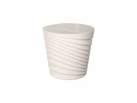Doniczka Swing 18 cm krem VERDENIA