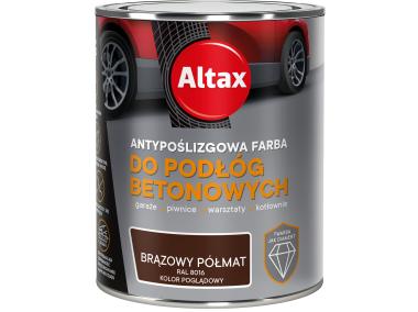 Zdjęcie: Farba do podłóg betonowych 0,75 L brązowy półmat ALTAX