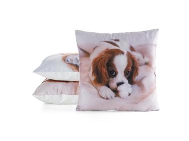 Zdjęcie: Poszewka Animal 78 biała 45 x 45 cm Mink EUROFIRANY
