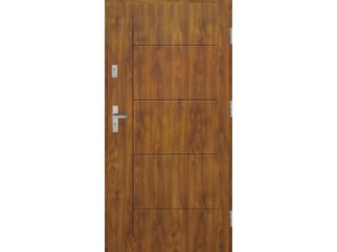 Drzwi zewnętrzne stalowo-drewniane Disting Nicolo 01 Dąb złoty 90 cm prawe KR CENTER
