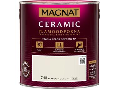 Zdjęcie: Farba Ceramic perłowy dolomit C48 2,5L MAGNAT