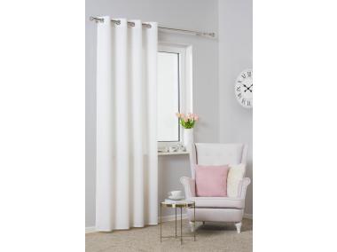 Zdjęcie: Firana z kółkami Migot 140x260 cm kremowa UNIGLOB