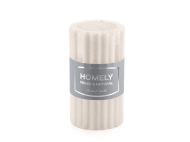 Zdjęcie: Świeca Homely walec średni 7,5x13,5 cm inowa kremowa MONDEX