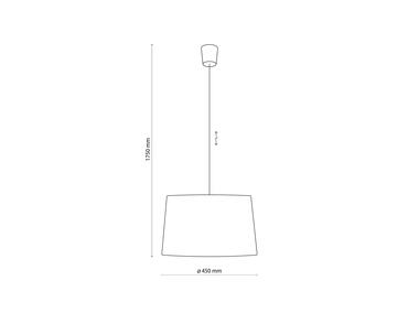 Zdjęcie: Lampa sufitowa Maja gray 1 pł 1881 TK LIGHTING