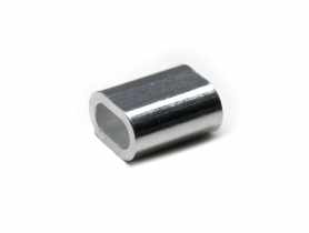 Tuleja aluminiowa do zaklepywania linek 3 mm, 6 sztuk KOELNER