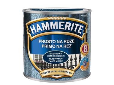 Zdjęcie: Farba do metalu 0,25 L młotkowy ciemnoniebieski HAMMERITE