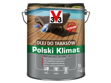 Olej do tarasów Polski Klimat 5 L Bezbarwny V33