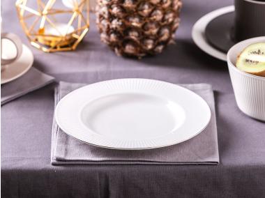 Zdjęcie: Talerz deserowy Urban White Złota Linia 20 cm ALTOMDESIGN