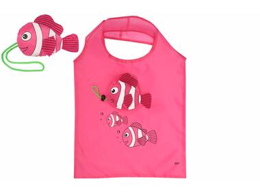 Zdjęcie: Torba na zakupy składana 38x58 cm Pink Fish RAVI