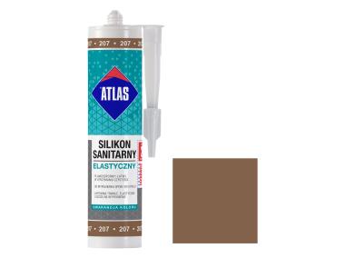 Zdjęcie: Silikon sanitarny elastyczny 207 latte 280 ml ATLAS