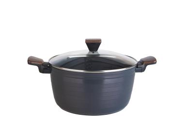 Zdjęcie: Garnek Royal 24 cm z pokrywą 4 L VALDINOX