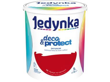 Farba lateksowa Deco&Protect Apetyt na czerwień 5 L JEDYNKA