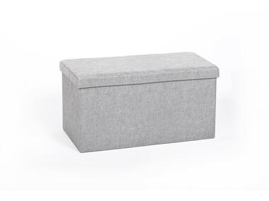 Zdjęcie: Pufa Deko jasnoszara 78x38x38 cm TS INTERIOR
