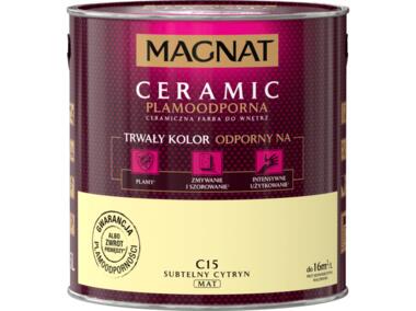 Zdjęcie: Farba ceramiczna 2,5 L subtelny cytryn MAGNAT CERAMIC