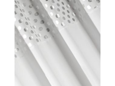 Zdjęcie: Zasłona Dotty 140x250 cm biało-srebrna na przelotkach EUROFIRANY