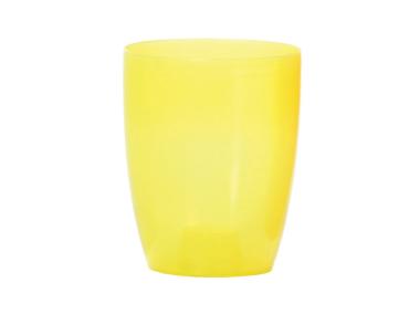 Zdjęcie: Doniczka Coubi żółty transparentny 16 cm PROSPERPLAST