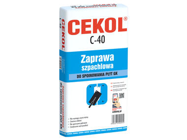 Zdjęcie: Szpachlówka do spoin C-40, 16 kg CEKOL