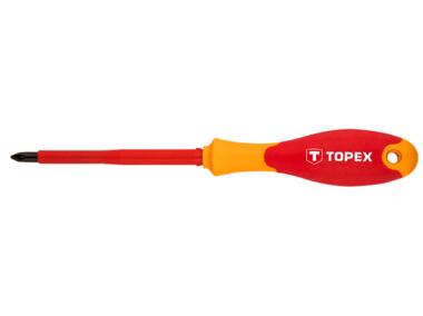Zdjęcie: Wkrętak krzyżowy 1000V, PZ1 x 80 mm TOPEX