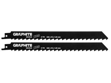 Zdjęcie: Brzeszczot do piły szablastej HCS, 225 x 19 x 1.25 mm, 3TPI GRAPHITE