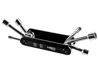 Zdjęcie: Klucze nasadowe sześciokątne - 5, 6, 8, 9, 10, 12 mm NEO