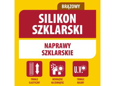 Zdjęcie: Silikon szklarski 280 ml brązowy SOUDAL