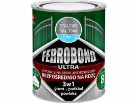 Farba antykorozyjna Ferrbond Ultra Mat stalowy 0,7L JURGA
