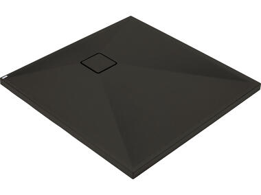Zdjęcie: Brodzik granitowy kwadratowy 90x90 cm Correo nero DEANTE