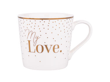 Zdjęcie: Kubek stożek nbc 350 ml dekoracja my Love ALTOMDESIGN