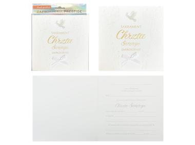 Zdjęcie: Zaproszenie ZP-049 Chrzest KUKARTKA