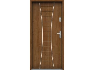 Zdjęcie: Drzwi wejściowe do mieszkań Bastion R-63 Olcha 90 cm lewe ODP KR CENTER