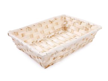 Zdjęcie: Koszyk bambusowy 24x16x5 cm prostokątny TIN TOURS