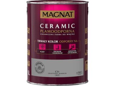 Zdjęcie: Farba ceramiczna 5 L grafitowy marmur MAGNAT CERAMIC