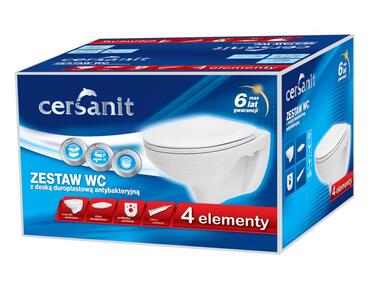 Zdjęcie: Miska wc zawieszana Delfi CERSANIT
