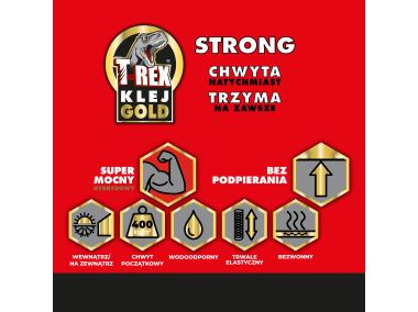 Zdjęcie: Klej hybrydowy T-Rex Gold 290 ml SOUDAL